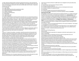 15
5.5 Other allowances/fringe benefits not likewise Integrated into the basic salary and allowed to
be continued only for incumbents as of June 30, 1989 subject to the condition that the grant of the
same is with appropriate authorization either from the DBM, Office of the President or legislative
issuances are as follows:
5.5.1 Rice Subsidy;
5.5.2 Sugar Subsidy;
5.5.3 Death Benefits other than those granted by the GSIS;
5.5.4 Medical/Dental/Optical Allowances/Benefits;
5.5.5 Children’s Allowance;
5.5.6 Special Duty Pay/Allowance;
5.5.7 Meal Subsidy;
5.5.8 Longevity Pay; and
5.5.9 Teller’s Allowance.
5.6 Payment of other allowances/fringe benefits and all other forms of compensation granted on
top of basic salary, whether in cash or in kind, not mentioned in Sub-paragraphs 5.4 and 5.5 above
shall be discontinued effective November 1, 1989. Payment made for such allowances/fringe
benefits after said date shall be considered as illegal disbursement of public funds.”
Petitioners maintain“that since theyhave beenreceivingthe socialamelioration or educational
assistance benefit before July1, 1989, when R.A. No. 6758 took effect, and the benefit was not
integrated into their standardizedsalaryrate, theyare entitledto receive it evenafter the
effectivityof the said Act.”[6] Theybase their claim onthe second sentence ofSection12 andon
Section17 of the SalaryStandardizationLawwhich, for the sake ofthoroughness andclarityof
discussion, we deem it expedient to quote again, to wit:
“Second Sentence of Section12, R.A. 6758 - xxx. Such other additional compensation, whether in
cash or in kind, being received by incumbents only as of July 1, 1989 not integrated into the
standardized salary rates shall continue to be authorized;”
x x x
“Section17: Salaries of Incumbents - Incumbents of positions presentlyreceiving salaries and
additional compensation /fringe benefits including those absorbed from local government units
and other emoluments, the aggregate of which exceeds the standardized salary rate as herein
prescribed, shall continue to receive such excess compensation, which shall be referred as
transition allowance. The transition allowance shall be reduced by the amount of salary
adjustment that the incumbent shall received in the future.”
It is the submissionof the Commissionon Audit that payment ofthe educationalassistance in
question is not authorizedunder Republic Act No. 6758, arguing “that the provisionof Sec. 12,
second sentence thereof as invokedbythe Administrator [representing the petitioner herein]
should be read inconjunctionwiththe first sentence...;”[7] and if the entire Section12 is further
consideredin relationto sub-paragraphs 5.4, 5.5 and 5.6 of CCCNo. 10, respondent concluded
that the grant ofsubject educationalassistance wouldhave nolegal basis at all.
Confusionas to the proper interpretationof Section12 springs from two seeminglycontradictory
provisions. The last clause ofthe first sentence of Section 12, reads:
[A]nd such other additional compensation not otherwise specified herein as maybe determined by
the DBM shall be deemed included in the standardized salary rates herein prescribed;”
while the second sentence of Section12 is to the followingeffect:
“Such other additional compensation, whether in cash or in kind, being received by incumbents
only as of July 1, 1989 not integrated into the standardized salary rates shall continue to be
authorized.”
Before proceedingto rule on the proper interpretationof the two provisos aforecited, the salient
features ofthe provisionas a whole shouldfirst be pondered upon and tackled.
Under the first sentence ofSection12, all allowances are integrated intothe prescribedsalary
rates, except:
(1) representation and transportationallowances (RATA);
(2) clothing andlaundryallowances;
(3) subsistence allowancesof marine officers andcrew onboard government vessels;
(4) subsistence allowance ofhospital personnel;
(5) hazard pay;
(6) allowance of foreignservice personnel stationed abroad;and
(7) such other additionalcompensation not otherwise specified in Section12 as may be
determined by the DBM.
Analyzing No. 7, whichis the last clause of the first sentence of Section 12, in relationto the other
benefits thereinenumerated, it canbe gleanedunerringlythat it is a “catch-all proviso.” Further
reflectiononthe nature ofsubject fringe benefits indicatesthat all of themhave one thing in
common - theybelong to one category of privilege called allowances which are usuallygrantedto
officialsand employeesof the government to defrayor reimburse the expensesincurredinthe
performance of their officialfunctions. InPhilippine Ports Authority vs. Commissionon
Audit,[8] this Court rationalizedthat “if theseallowances are consolidatedwith the standardized
rate, thenthe government official or employee will be compelledto spendhis personal funds in
attending to his duties.”
The conclusion - that the enumeratedfringe benefits are inthe nature of allowance - finds support
in sub-paragraphs 5.4 and 5.5 of CCCNo. 10.
Sub-paragraph5.4 enumeratesthe allowance/fringe benefits which are not integratedintothe
basic salaryandwhich maybe continuedafter June 30, 1989 subject to the condition that the
grant of such benefit is covered bystatutoryauthority, to wit:
(1) RATA;
(2) Uniform and Clothing allowances;
(3) Hazardpay;
(4) Honoraria/additional compensationfor employees ondetailwith special projects or inter-
agencyundertakings;
(5) Honoraria for services renderedbyresearchers, experts and specialists whoare of
acknowledgedauthoritiesintheir fields of specialization;
(6) Honoraria for lectures andresource persons or speakers;
(7) Overtime payinaccordance to Memorandum Order No. 228;
(8) Clothing/laundryallowances andsubsistence allowance ofmarine officers and crewon board
GOCCs/GFIs owned vessels and used intheir operations, andof hospital personnel who attend
directlyto patients andwhobynature of their dutiesare required to wear uniforms;
(9) Quarters Allowance of officialsandemployees whoare presentlyentitledto the same;
(10) Overseas, LivingQuarters andother allowances presentlyauthorizedfor personnel stationed
abroad;
(11) Night differentialof personnel onnight duty;
(12) Per Diems ofmembers of the governing Boards ofGOCCs/GFIs at the rate as prescribedin
their respective Charters;
(13) Flying payof personnel undertaking aerial flights;
(14) Per Diems/Allowancesof ChairmanandMembers or Staffof collegial bodies and Committees;
and
(15) Per Diems/Allowancesof officialsandemployees on official foreign and local travel outside of
their official station.
In addition, sub-paragraph5.5 of the same Implementing Rules providesfor the other
allowances/fringe benefits not likewise integratedintothe basic salaryandallowedto be
 