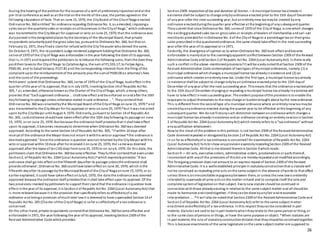26
During the hearingof the petitionfor the issuance of a writ of preliminaryinjunctionandat the
pre-trial conference as well as at the trial onthe merits of the case, the parties agreedon the
following stipulationof facts:That on June 15, 1970, the CityBoard of the Cityof Naga e nacted
Ordinance No. 360 entitled"An ordinance repealing Ordinance No. 4, as amended, imposinga
sales tax on the quarterlysales or receipts onallbusinesses inthe Cityof Naga," which ordinance
was transmittedto the CityMayor for approval or veto on June 25, 1970;that the ordinance was
dulypostedinthe designatedplaces bythe Secretaryof the Municipal Board;that private
respondents voluntarilypaid the gross sales tax, pursuant to Ordinance No. 360, but that on
February15, 1971, theyfileda claimfor refund withthe CityTreasurer whodenied the same.
On October 9, 1971, the respondent Judge rendered judgment holdingthat Ordinance No. 360,
seriesof 1970 of the Cityof Naga was enforceable inthe year following the date ofits approval,
that is, in1971 andrequiredthe petitioners to reimburse the following sums, from the date they
paidtheir taxesto the Cityof Naga:to CatalinoAgna, the sum of P1,555.17;to Felipe Agna,
P560.00; and to SaludVelasco, P127.81 and the corresponding interests from the filing ofthe
complaint upto the reimbursement of the amounts plus the sumof P500.00 as attorney's fees
and the costs of the proceedings.
Petitioners' submit that Ordinance No. 360, series of 1970 of the Cityof Naga, tookeffect inthe
quarter ofthe year of its approval, that is in July1970, invokingSection14 of Republic Act No.
305, 1 as amended, otherwise knownas the Charter of the Cityof Naga, which, among others,
provides that "Eachapproved ordinance ... shall take effect and be enforced onandafter the 10th
dayfollowingits passage unless otherwise stated insaid ordinance ... ". Theycontendthat
Ordinance No. 360 was enactedbythe Municipal Board ofthe Cityof Naga onJune 15, 1970 2 and
was transmittedto the CityMayor for his approval or veto onJune 25, 1970 3 but it was not acted
upon bythe CityMayor until August 4, 1970. Ordinarily, pursuant to Section 14 of Republic Act
No. 305, saidordinance shouldhave takeneffect after the 10th dayfollowing its passage on June
15, 1970, or on June 25, 1970. But because the ordinance itself providesthat it shall take effect
upon its approval, it becomes necessaryto determine when Ordinance No. 360 was deemed
approved. According to the same Section14 of Republic Act No. 305, "if within 10 days after
receipt of the ordinance the Mayor doesnot return it withhis vetoor approval 4 the ordinance is
deemedapproved." Since the ordinance inquestion wasnot returned bythe CityMayor withhis
veto or approval within10 days after he receivedit onJune 25, 1970, the same was deemed
approved after the lapse of ten(10) days fromJune 25, 1970 or on July6, 1970. On this date, the
petitioners claim that Ordinance No. 360 became effective. Theyfurther contendthat evenunder
Section2, of Republic Act No. 2264 (Local AutonomyActs) 5 which expresslyprovides:"A tax
ordinance shall go into effect onthe fifteenth dayafter its passage unlessthe ordinance shall
provide otherwise', Ordinance No. 360 couldhave takeneffect on June 30, 1970, which is the
fifteenth dayafter its passage bythe MunicipalBoardof the Cityof Naga onJune 15, 1970, or as
earlier explained, it could have takeneffect onJuly6, 1970, the date the ordinance was deemed
approved because the ordinance itself providesthat it shall take effect upon its approval. Of the
two provisions invoked bypetitioners to support their standthat the ordinance inquestion took
effect inthe year of its approval, it is Section2 of Republic Act No. 2264 (Local AutonomyAct) that
is more relevant because it is the provision that specificallyrefers to effectivityof a tax
ordinance and beinga provision ofmuchlater lawit is deemedto have superseded Section14 of
Republic Act No. 305 (Charter ofthe Cityof Naga) in sofar a s effectivityof a tax ordinance is
concerned.
On the other hand, private respondents contendthat Ordinance No. 360 became effective and
enforceable in1971, the year following the year of its approval, invokingSection2309 of the
Revised Administrative Code whichprovides:
Section2309. Imposition of tax and duration of license.—A municipal license tax alreadyin
existence shall be subject to change onlybyordinance enacted prior to the 15th dayof December
of anyyear after the next succeeding year, but anentirelynew tax maybe created byany
ordinance enactedduringthe quarter year effective at the beginningof anysubsequent quarter.
Theysubmit that since Ordinance No. 360, seriesof 1970 of the Cityof Naga, is one which changes
the existinggraduatedsales tax on grosssales or receipts ofdealers of merchandise andsari-sari
merchants providedfor inOrdinance No. 4 of the Cityof Naga to a percentage tax on their gross
sales prescribedinthe questionedordinance, the same should take effect in the next succeeding
year after the year ofits approval or in1971.
Evidently, the divergence of opinion as to whenOrdinance No. 360 took effect andbecame
enforceable is mainlydue to the seeminglyapparent conflict betweenSection 2309 of the Revised
Administrative Code andSection2 of Republic Act No. 2264 (Local AutonomyAct). Is there really
such a conflict inthe above-mentionedprovisions?It willbe easilynotedthat Section 2309 of the
Revised Administrative Code contemplates of twotypes ofmunicipal ordinances, namely:(1) a
municipal ordinance whichchanges a municipallicense tax alreadyinexistence and (2) an
ordinance which creates anentirelynew tax. Under the first type, a municipal license tax already
in existence shall be subject to change onlybyanordinance enactedprior to the 15th dayof
December of anyyear after the next succeeding year. Thismeans that the ordinance enactedprior
to the 15th dayof December changingor repealing a municipal license tax alreadyinexistence will
have to take effect innext succeedingyear. The evident purpose ofthe provisionis to enable the
taxpayers to adjust themselves to the new charge or burdenbrought about bythe newordinance.
This is different from the secondtype ofa municipal ordinance where anentirelynewtax maybe
createdbyanyordinance enacted during the quarter year to be effective at the beginning of any
subsequent quarter. We donot findanysuch distinction betweenanordinance which changes a
municipal license tax already inexistence andan ordinance creating an entirelynewtax inSection
2 of Republic Act No. 2264 (Local AutonomyAct) which merelyrefers to a "tax ordinance" without
anyqualification whatsoever.
Now to the meat of the problem inthis petition. Is not Section 2309 of the RevisedAdministrative
Code deemedrepealed or abrogatedbySection2 of Republic Act No. 2264 (Local AutonomyAct)
in so far as effectivityof a tax ordinance is concerned?An examination ofRepublic Act No. 2264
(Local AutonomyAct) failsto show anyprovisionexpresslyrepealingSection2309 of the Revised
Administrative Code. All that is mentioned thereinis Section 9 whichreads:
Section9 — All acts, executive orders, administrative orders, proclamations or parts thereof,
inconsistent with anyof the provisions of thisAct are herebyrepealedand modifiedaccordingly.
The foregoing provision does not amount to an express repeal of Section 2309 of the Revised
Administrative Code. It is a wellestablished principle in statutoryconstructionthat a statute will
not be construed as repealing prior acts onthe same subject in the absence ofwords to that effect
unless there is anirreconcilable repugnancybetween them, or unless the new lawis evidently
intendedto supersede all prior acts onthe matter inhand and to comprise itself the sole and
complete systemof legislationon that subject. Everynew statute should be construed in
connectionwiththose alreadyexisting in relationto the same subject matter and all shouldbe
made to harmonize andstandtogether, if theycanbe done byanyfair andreasonable
interpretation... . 6 It will also be notedthat Section2309 of the RevisedAdministrative Code and
Section2 of Republic Act No. 2264 (Local AutonomyAct) refer to the same subject matter-
enactment andeffectivityof a tax ordinance. Inthis respect theycanbe considered in pari
materia. Statutes are saidto be in pari materia whentheyrelate to the same personor thing, or
to the same class ofpersons or things, or have the same purpose or object. 7 When statutes are
in pari materia, the rule of statutoryconstructiondictates that theyshouldbe construedtogether.
This is because enactments of the same legislature onthe same subject matter are supposed to
 