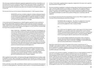 33
The onlyissues raisedbythe defendants-appellants (appellants for short)are: (1) whether or not
the award ofthe contract in questionmaybe deemedto have beenincluded inthe judgment of
the Court of First Instance datedMarch1, 1967, or inferredtherefrom;and(2) whether or not
Administrative Order No. 66 dated June 26, 1967 of the President of the Philippines appliesinthe
instant case.
The decisionof the Court ofFirst Instance of Manila datedMarch 1, 1967 disposed as follows:
WHEREFORE, premises considered, judgment is herebyrendered granting the
reliefprayedfor byordering the defendants to allow the plaintiffcorporation
to enter as among the qualified bidders to supply the materials consisting of
locallymanufacturedasbestos cement pressure pipesof different sizesfrom
12" to 24" diameter, without costs or damages.
In accordance withthe foregoing decision, plaintiff-appellee (appellee for short) submitted its
bid. However, despite that it was found on May 18, 1967 to have been the lowest responsible
bidder, appellee wasnot forthwith giventhe finalaward ofthe corresponding contract because, as
stated earlier, the President of the Philippines promulgated onJune 26, 1967 Administrative Order
No. 66 pertinent provisions of which reads:
NOW, THEREFORE, I, FERDINANDE. MARCOS, President of the Philippines, by
virtue of the powers vestedinme bylaw, doherebyorder the disqualification
of anyperson, natural or juridical, with a pendingcase before the Bureau of
InternalRevenue ofthe Bureauof Customs, or criminal or civil case incourt
pending or finallydecidedagainst himor it involving non-payment of anytax,
duty, or undertaking withthe Government, to participate inpublic biddings
or in any contract with the Government or any of its subdivisions, branches, or
instrumentalities, including government-owned or controlled corporations,
until after such case or cases are terminatedinhisor its favor, or unless the
Secretaryof Finance shall certify, that suchcases are pending andnot decided
'without fault on the part of the taxpayer and the taxpayer submits bondfor
payment of taxesthat maybe assessedagainst him.
Government offices, entities andinstrumentalitiesand local governments,
shallimpose this conditionandshall require inaddition, the latest certified
copyof BIR Letter of ConfirmationForm -No. 19.65 E-I and BIRTax Clearance
Form No. 17.61 as prerequisite to participationin anypublic biddings
orexecution of any contract with them. Violation ofthis Order shall be a
ground for administrative action. (Emphasissupplied)
What appellant AntonioC. Menor, Acting General Manager of NAWASA did wasto address a letter
to appellee on July25, 1967, requesting it to complywithinten(10) days from receipt of the letter
with the requirements ofthe presidential administrative order, and to submit to his office proofof
said compliance. 6
On the same date, July25, 1967, plaintifffiled a "Motion"with the court belowfor the issuance of
an order to compel appellants to "awardthe contract calledfor in the aforementioned bidding" in
its favor. To the motion, appellants filedanopposition, despite which, the lower court issued the
questionedOrder of August 23, 1967.
The maincontentionof appellants inseeking the setting aside of the aforementionedquestioned
order is that the subject thereof is not includedin, or inferredfrom, the judgment of March1,
1967 which merely"ordered appellants to allow the plaintiff to enter as amongthe qualified
bidders."Appellants claim that the Judgment, was alreadysatisfiedwhenappellants pre-qualified
the appellee andallowedit to tender its bid, andthat nothing more is to be done under the
judgment.
It is at this point that Section49 of the RevisedRules of Court onthe "Effect of judgment" comes
into play, the pertinent provisions of whichare as follows:
SECTION 49. Effect of Judgments.- The effect of a judgement or finalorder
renderedbya court or judge of the Philippines, havingjurisdictionto
pronounce the judgment or order, maybe as follows:
(a) . . .
(b) In other cases the judgment or order is, withrespect to the matter directly
adjudgedor as to anyother matter that couldhave been raisedinrelation
thereto, conclusive betweenthe parties and their successors in interest bytitle
subsequent to the commencement of actionor specialproceeding, litigation
for the same thing and under the same title and inthe same capacity;
(c) In anyother litigationbetweenthe same parties or their successors in
interest, that onlyis deemed to have been adjudged in a former judgement
which appears upon its face to have been so adjudged, or which was actually
and necessarilyincluded therein or necesarry thereto.
Appellants contendthat the matter of the award of the contract inquestionwas not "so
adjudged" inthe judgment of March 1, 1967 whichlimitedits dispositive portionto adjudging only
the pre-qualification ofappellee. Appellee contends otherwise andmaintains that the awarding of
the contract to it is necessarilyimpliedfromand includedinthe order inthe judgment declaring it
qualified to take part inthe bidding.
I find merit in the contentionof appellee. Inbringing the actionto compel appellants to allow it to
take part inthe bidding inquestion, appellee necessarilymeant to be also awardedthe
correspondingcontract if its bidis foundto be the lowest within the meaning ofthe term "lowest
bidder" under the lawandjurisprudence. The judgment, orderingappellants to allow appellee to
enter its bid would be emptyandmeaningless if despite the fact that appelleeis foundto be the
"lowest bidder", the award of the contract is not made in its favor, without anyvalidre asonto
reject anyor all bids as is generallyset forth in all invitations to bid. No validreasonis intimidated
byappellants other than the promulgation ofPresidential Administrative Order No. 66, after the
judgment has become finalandevenalreadyexecuted, at least insofar as it ordered appellants to
allowappellee to enter its bid. This is evident from the fact that appellants gave appellee ten(10)
 