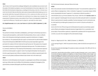 69
HELD:
Bya 9-6 vote, the SCrejectedthe challenge, holdingthat suchconsolidation wasconsistent with
the power of the Senate to propose or concur withamendments to the version originated in the
HoR. What the Constitutionsimplymeans, accordingto the 9 justices, is that the initiative must
come from the HoR. Note also that there were severalinstances before where Senate passed its
own version rather than having the HoR version as far as revenue and other such bills are
concerned. This practice of amendment by substitution has always been accepted. The
propositionof Tolentinoconcerns a mere matter of form. There is noshowingthat it would make
a significant difference if Senate were to adopt his over what has been done.
Dra. Brigida Buenaseda et. al. vs.Sec. Juan Flavieret. al.[G.R. No. 106719. September 21, 1993
Ponente:QUIASON, J.
FACTS:
The petitionfor Certiorari, Prohibitionand Mandamus, with Prayer for PreliminaryInjunction or
TemporaryRestrainingOrder, under Rule 65 of the Revised Rules ofCourt, seeks to nullifythe
Order of the Ombudsmandirecting the preventive suspension ofpetitioners Dr. Brigida S.
Buenaseda et.al. The questionedorder was issuedinconnectionwith the administrative complaint
filedwiththe Ombudsman(OBM-ADM-0-91-0151) bythe private respondents against the
petitioners for violationof the Anti-Graft and Corrupt Practices Act. The Supreme Court required
respondent Secretaryto complywiththe aforestatedstatus quo order. The Solicitor General, in
his comment, statedthat (a)“The authorityof the Ombudsmanis onlyto recommendsuspension
and he has nodirect power to suspend;” and(b)“Assuming the Ombudsman has the power to
directlysuspenda government official or employee, there are conditions required bylaw for the
exercise of such powers;[and] saidconditions have not been met inthe instant case”
ISSUE:
Whether or not the Ombudsman has the power to suspend government officials andemployees
workinginoffices other than the Office of the Ombudsman, pending the investigationof the
administrative complaints filed against said officials andemployees.
HELD:
YES. Petitionwas dismissed, status quo liftedand set aside.
RATIO:
When the constitutionvestedonthe Ombudsmanthe power “to recommendthe suspension” of a
public official or employees (Sec. 13 [3]), it referredto “suspension,” as a punitive measure. All the
words associatedwith the word “suspension” in saidprovision referred to penalties in
administrative cases, e.g. removal, demotion, fine, censure. Under the rule of noscitur a sociis, the
word “suspension” shouldbe given the same sense as the other words with which it is associated.
Where a particular word is equallysusceptible of various meanings, its correct construction may
be made specific byconsideringthe companyof terms inwhichit is foundor withwhich it is
associated.
Section24 of R.A. No. 6770, whichgrants the Ombudsmanthe power to preventivelysuspend
public officials and employees facingadministrative charges before him, is a procedural, not a
penal statute. The preventive suspension is imposedafter compliance with the requisitestherein
set forth, as anaidinthe investigation ofthe administrative charges.
People vs. MagallanesG.R. Nos. 118013-14 October 11, 1995FACTS:
In the eveningof August 7, 1992, the SpousesDumancas, under the directionandcooperation of
P/Col.
Nicolas Torres whotook advantage of his positionas station commander of the PNP, with Poli ce
Inspector Abeto’s
cooperation, inducedother police officers, namely:Canuday, Pahayupan, Lamis, civilian agents:
Fernandez,Divinagracia, Delgadoand Gargallano, to abduct kidnapanddetain, Rufino Gargar and
DaniloLumangyao, with theuse ofa motor vehicle and then shot and killed the victims with
evident premeditation, treacheryandnocturnity.The other accused secretlyburiedthe victims in a
makeshift shallowgrave to conceal the crime of murder for a feeof P500.00 each.The cases were
consolidated and the accused pleaded not guilty and filed motions for bail. Theprosecution
presented Moises Grandeza, the allegedlone eyewitness and co-conspirator inthe offense. After
theprosecution restedits case, the trial court receivedevidence for the accused, but the reception
of evidence wassuspendedbecause of the motions for inhibition ofjudge Garvilles filedbyseveral
accused. Garvilles voluntarilyinhibited himself and the case was re -raffled. However, the
prosecutionmoved for the transmittal of the recors tothe Sandiganbayanbecause the offenses
chargedwere committedinrelation to the office of the accused PNPofficers. The trial court ruled
that the Sandiganbayan does not have jurisdictionbecause the informations donotstate that the
 