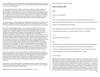 73
grantedprobation. That crime wouldbe estafa onlybyissuing bouncingcheck, but not all forms of
estafa, which, incidentally, is one offense the criminal liabilityfor which is generallyseparatedbya
thin line frommere civil liability.
For those whowouldcommit the offense a secondtime or oftener, or commit anoffense of
manifest gravity, it is the long prisonterm which must be servedthat will act as deterrent to
protect society. In protectingsociety, the familyof the offender which might be dependent or the
latter to a greater or lesser extent for support or other necessitiesof life shouldnot be lost sight
of, it beingthe basic unit ofthat society. Bythe relative lightnessof the offense, as measuredby
the penaltyimposed, more thanbyits nature, as the law so ordains, the offender is not such a
serious menace to societyas to be wrestedawaytherefrom, as the more dangerous type of
criminals shouldbe.
The second reasonof respondent judge for denying petition petitioner's bidfor probation, is that
petitioner is allegedlynot a penitent offender, as shownbyhis protestation of innocence even
after his convictionbythe trial court and the affirmance of his convictionbythe Court ofAppeals.
We findthe respondent judge, likewise, in error inassuming that petitioner hasnot shown
repentance in committingthe crime ofwhichhe has beenfound guiltybyboththe trial and
appellate courts. Ifpetitioner appealed the decisionof the respondent judge to the Court of
Appeals, he cannot be blamed for insistingon his versionbywhich he couldhope either to be
acquitted or at least givena lighter penaltythat wouldentitle him to the benefits of
probation.1äwphï1.ñët The recourse he tookhas, indeed, provedto be wellworththe effort. His
penaltywas reducedonappeal which placed him withinthe benign purpose of the ProbationLaw.
By the move he took bywhichto achieve this objective, acquittal not quite being withinreach,
petitioner cannot be saidto be a non-penitent offender, under serving ofprobationbenefits. Once
the opportunitywas laidopento him, he graspedit;for insteadof appealing further to the
Supreme Court, he promptlyappliedfor probation, made possible onlybythe reducedpenalty
imposedbythe Court of Appeals. The penaltyimposedbyrespondent court placedpetitioner
beyond the pale of the ProbationLaw. How canhe be saidto be a non-penitent offender, as the
law wouldjudge one to be so, just because he appealed, as he couldnot have them appliedfor
probationeven if he wantedto? Whoknows but that if the penaltyimposedbythe trial court is
that imposed bythe Court of Appealspetitioner would have applied for probation forthwith?
Under the circumstances as just pointedout, We find nosufficient justificationfor respondent
judge's holding petitioner to be a non-penitent offender. We find, instead, that the liberalitywith
which the ProbationLaw shouldbe appliedinfavor of the applicant for its benefits affords the
better means ofachieving the purpose ofthe law, as indicatedinOur decisioninthe case
of Balleta Jr. vs. Hon. Leviste, G.R. No. L-49907, August 21, 1979, 92 SCRA 719, cited bythe
Solicitor-General who, as earlier stated, recommends granting of the instant petitionfor
probation.
WHEREFORE, the order of the respondent judge denying probationis set aside, andpetitioner is
herebydeclared admitted to probation, subject to the terms andconditions as are prescribedby
the law, andrecommended bythe probationofficer.
Makasiar (Chairman), Concepcion, Jr., Guerrero and Abad Santos, JJ., concur.
Aquino and Escolin, JJ., concur in the result.
Samson v. CA [Nov. 25, 1986]
24SEP
Samsonv. Court of Appeals
Fact:
AO No. 3, issuedbyMayor Samsonof CaloocanCity, summarilyterminatedthe servicesof
respondent Talens whoheldposition ofAsst. Sec. to the Mayor on the ground of“lackandloss of
confidence” andappointing Liwag to the position.
RA No. 2260 declares the positionof secretaries to citymayors non-competitive andthis was
interpretedbyMayor Samsonas to include the position ofAsst. Sec. to the Mayor.
Issue:
Legalityof Administrative Order No. 3
Held:
Secretaryto the Mayor andAsst. Secretaryto the Mayor are two separate anddistinct positions.
One is of higher categoryandrank than the other. The functions strictlyattributable to a
“secretary,” is not automaticallyvestedor transferredto an“assistant secretary,” because the
latter simplyassists or aids the former inthe accomplishment of hisduties.
CATU VS RELLOSA
FACTS: Petitioner initiated a complaint against Elizabeth Catu and Antonio Pastor who were
occupyingone ofthe units ina building in Malate which was owned by the former. The said
complaint was filedin the Lupong Tagapamayapa of Barangay 723, Zone 79 of the 5th District of
Manila where respondent was the punong barangay. The parties, having been summoned for
conciliationproceedings and failing to arrive at an amicable settlement, were issued by the
respondent a certificationfor the filing ofthe appropriate actionincourt. Petitioner, thus, filed a
complaint for ejectment against ElizabethandPastor inthe Metropolitan Trial Court of Manila
where respondent entered his appearance as counsel for the defendants. Because of this,
petitioner filed the instant administrative complaint against the respondent onthe groundthat he
 