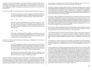 84
statement of the case of Batungbakal including the findings and recommendation of the
Investigation Committee and the recommendation of the Secretary of Justice for the
reinstatement ofBatungbakal, he requestedthe opinion of the Auditor Generalas to whether or
not Batungbakal was entitled to his backpayfrom the date of his suspension to the date of his
reisntatement.
The Auditor ofthe NDCinhis first indorsement to the Auditor General among other things said:
Obviously, the reinstatement of Mr. Batungbakalinthe Office of the Auditor of
the NationalDevelopment Companyis no longer feasible, because there is no
vacancyfor the position of "property examiner" formerly held by him. . . .
x x x x x x x x x
However, in viewof the recommendation of the Secretary of Justice in this
case, this Office believes that no objection may interposed to the
reinstatement ofMr. Batungbakal in the National Development provided that
the same is not made to anypositionunder the jurisdiction of the General
Auditing Office.
x x x x x x x x x
Accordingly, it is believed that Mr. Batungbakal is not entitled to any salary
from the time of his suspensionor dismissal to the date of his resinstatement
or appointment to a position different from that held by him when he was
suspended and later dismissed from office.
On February15, 1960, the Auditor Generalreturnedthe papers of Batungbakal of the NDC with
the following statement:
In view ofthe foregoing circumstances surroundings the case of Mr. Pedro
Batungbakal and the fact that hisreinstatement to the position formerly held
byhim in that office is nolonger feasible, thisOffice recommends that anew
position be created inthe NationalDevelopment Companyto which he maybe
reinstated, provided it will not be in the Auditing Department.
With reference to hisclaim for salary, this Office will offer no objection to the
payment thereof from the ate ofhis suspension onDecember 31, 1946, to the
date of his dismissal on April 17, 1957 (Exhibit 1-AG).
On April 15, 1950, the Secretary of the Board of Directors of the NDC wrote to Batungbakal
informing him that the Board of Directors of the NDC in its meeting of April 12, 1950, has
authorized the payment of his salaryduring the periodof hissuspensionfrom December 31, 1946
to the date of hisdismissal onApril 17, 1947, as recommendedbythe Auditor General, and that
the Boardlikewise authorizedhis reappointment to anysuitable positionin the NDC. His ba ckpay
from December 31, 1946 up to April 17, 1947 amounting to P689 was applied to the sum of
P1,392.42 (should be P1,394.42), leaving an unpaid balance of P705.42.
On August 15, 1950, the ActingSecretaryof Economic Coordinationreplyingto a letter of counsel
for Batungbakalsaid that he approved the action taken by the Board of Directors of the NDC
reiterating its previous resolutionthat it hadno objectionto the re-employment of Batungbakal to
anysuitable positionin the NDCbut statinghowever that it was not possible to re-employ him at
that time because hisformer itemwas alreadyoccupied bysomeone else, andthat there were no
vacant item to which he could be appointed.
On October 2, 1950, Batungbakal wrote to the Chairman of the Board of Directors of the NDC,
requestinghis resinstatement inthe service of the company and the payment to him of all his
salaryup to the date ofhis resinstatement. Actinguponthis request the Board of Directors of the
NDCin its meetingheld October 8, 1950 authorizedhis reinstatement as previously approved by
said Boardon April12, 1950 provided that "he renounce his right to claimfor the payment of his
back salary, andauthorizedthe Acting General Manager to lookfor a suitable position for him in
the National Shipyard & Graving Dock Department."
On November 4, 1950, Batungbakal throughcounsel informedthe General Manager of the NDC
that he declined to accept any position other than the one formerly occupied by him and
requested that his back salary be paid to him as soon as possible.
In its meeting ofNovember 8, 1950, the Boardof Directors of the NDC approved Batungbakal's
request for the payment of his salary amounting to P 7,820 as of October 31, 1950, and
appropriatedthe necessary sum therefore, s ubject to the final approval of the GEC and the
Auditor General providedBatungbakal relinquishedhis right to reinstatement inthe service of the
NDC.
On November 17, 1950, the Acting General Manager of the NDC wrote to the Secretary of
Economic Coordinationtransmitting excerpts fromthe minutes ofthe meetingof the NDCheldon
November 8, 1950, for his final approval at the same time informing Batugbakal's counsel of his
action.
In a memorandumto the Auditor GeneraldatedDecember 29, 1950, the Chief Law Officer, after
discussingthe fact of the case of Batungbakalstatedhisopinion that the action of the Board of
Directors ofthe NDCauthorizingthe payment ofback salaries to Batungbakal was legallyjustified
for the reasonthat Batungbakalhadnot beensuspended and dismissedfor cause, and that as an
employee of the NDc which is an agencyof the Government he couldnot be removed except for
cause. The Senior Attorneyof the same office inanother memorandum to the Auditor General on
the same matter said that he hadaninterview withcounselof Batungbakalregarding the latter's
claim for backsalary, andmade reference to efforts of the Auditor's office towards a compromise
and statedhis belief that the full back salary of Batungbakal could legally be paid by the
Government becauseit covereda periodof onlythree years, andthat there was a precedent to
support it, namely, that of Severo Yap, former Superintendent of the ofabout of Prisons who was
paidhis back salaryfor a periodof about five years during hissuspension, and he expressed his
belief that the office may not insist on further compromise.
 