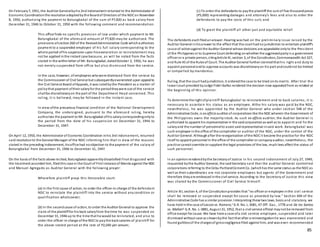 85
On February7, 1951, the Auditor Generalbyhis 2nd indorsement returned to the Administrator of
Economic Coordinationthe resolutionadoptedbythe Boardof Directors of the NDCon November
8, 1950, authorizing the payment to Batungbakal of the sum of P7,820 as back salary from
December 31, 1946 to October 31, 1950 with the following comment and recommendation:
This office finds no specific provision of law under which payment to Mr.
Batungbakal of the aforesaid amount of P7,820 may be authorized. The
provisions ofsection260 of the RevisedAdministrative Code whichauthorizes
payment to a suspended employee of his full salary corresponding to the
whole period ofhis suspension upon hisexoneration or reinstatement may
not be applied inthe instant case because, as will be noted from the facts
stated in the withinletter of Mr. Batungbakal, datedOctober 2, 1950, he was
not merely suspended from office but also dismissed from the service.
In the case, however, of employees whowere dismissed from the service by
the Commissioner of Civil Service but subsequentlyexonerated upon appeal to
the Civil Service Board ofAppeals, it was ruledbythe President as a matter of
policythat payment oftheir salaryfor the periodtheywere out of the service
shallbe discretionaryon the part of the Department Head concerned. This
ruling, it is believed, may be followed in the instant case.
In view ofthe precarious financial condition of the National Development
Company, the undersigned, pursuant to the aforesaid ruling, hereby
authorizes the payment to Mr. Batungbakal ofhis salarycorrespondingonlyto
the period from the date of his suspension on December 31, 1946 to
December 31, 1947.
On April 12, 1950, the Administrator of Economic Coordination inhis 3rd indorsement, returned
said resolutionto the General Manager of the NDC informing him that in view of the reasons
stated in the preceding indorsement, hisoffice had noobjection to the payment of the salary of
Batungbakal from December 31, 1946 to December 31, 1947.
On the basis of the facts above recited, Batungbakal apparentlydissatisfiedifnot disgusted with
the treatment accorded him, filedthis case in the Court of First Instance of Manila against the NDC
and Manuel Agregado as Auditor General with the following prayer:
Wherefore plaintiff prays this Honorable court:
(a) In the first cause of action, to order the officer-in-charge of the defendant
NDC to reinstate the plaintiff into the service without any condition or
qualification whatsoever;
(b) In the secondcause of action, to order the Auditor General to approve the
claim of the plaintifffor his back salaryfrom the time he was suspended on
December 31, 1946 up to the time that he would be reinstated, and also to
order the officer-in-charge ofthe NDCto paythe backsalaries of plaintiff for
the above-stated period at the rate of P2,040 per annum;
(c) To order the defendants to paythe plaintiff the sumof five thousandpesos
(P5,000) representing damages and attorney's fees and also to order the
defendants to pay the costs of this suit; and
(d) To grant the plaintiff all other just and equitable relief.
The defendants eachfiledananswer. Hearing was had on the preliminary issue raised by the
Auditor General inhisanswer to the effect that the court hadno jurisdiction to entertain plaintiff's
cause of actionagainst the Auditor General whose decisions are appealable onlyto the President
of the Philippines or to Supreme Court defending onwhether the aggrievedpartyis a government
officer or a private person, citingArticle XI, section 3, of the Constitution, Commonwealth Act 327,
and Rule 45 of the Rulesof Court. The Auditor General further claimedthat his right and duty to
appoint personnelandto approve accounts was discretionaryon his part andcouldnot be limited
or compelled by mandamus.
Ruling, that the court hadjurisdiction, it orderedthe case to be tried onits merits. After trial the
lower court presided byJudge Fidel Ibañez rendered the decision now appealedfrom as related at
the beginning of this opinion.
To determine the right ofplaintiff Batungbakal to reinstatement and to back salaries, it is
necessary to ascertain his status as an employee. Altho his salary was paid by the NDC,
nevertheless, he was appointed by the Auditor General who under section 548 of the
Administrative Code, is ex officio auditor of corporations like the NDCwherein the Government of
the Philippines owns the majority stock. As such ex officio auditor, the Auditor General is
authorized to appoint his representative in the saidcorporationas well as to appoint and fix the
salaryand the number of personnelto assist saidrepresentative insaid work. Batungbakal was
such employee inthe office of the comptroller or auditor of the NDC, under the control of the
Auditor General. Althoughafter the reorganization ofthe NDCit became the practice for the NDC
itself to appoint personnel in the office of the comptroller or companyauditor, nevertheless, the
practice cannot override or supplant the legal provisions of the law, much lees affect the status of
such personnel.
In an opinionrenderedbythe Secretaryof Justice in his second indorsement of July 27, 1949,
requested bythe Auditor General, the saidSecretary said that the auditor General controlled
corporations referring to the Cebu PortlandCement Co. (whichhas the same status as the NDCas
well as their subordinates are not corporate employees but agents of the Government and
therefore theyare embraced inthe civil service. According to the Secretary of Justice this view
was shared by the Commissioner of Civil Service himself.
Article XII, section 4, of the Constitutionprovides that "no officer or employee inthe civil service
shall be removed or suspended except for cause as provided by law." Section 694 of the
Administrative Code has a similar provision. Interpreting these two laws, basis and statutory, we
have held inthe case ofLacson vs. Romero,1 G.R. No. L-3081, 47 Off. Gaz., 1778 and De los Santos
vs. Mallari2 G.R. No. L-3881, August 31, 1952, that a civil service official maynot be removed from
office except for cause. We have here a case ofa civil service employee, suspended and later
dismissed without case as shownbythe fact that after a reinvestigationhe was exonerated and
found guiltlessof the chargesof grossnegligence filed against him, and was even recommended
 