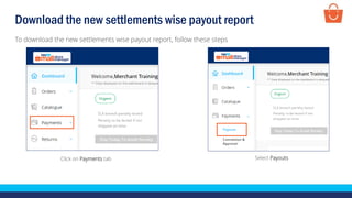 Download the new settlements wise payout report
Click on Payments tab Select Payouts
To download the new settlements wise payout report, follow these steps
 