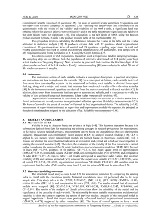 Analysis of teacher organization commitment in Tangerang Regency public ...
