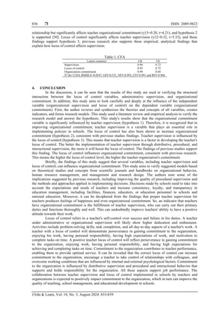 Analysis of teacher organization commitment in Tangerang Regency public ...