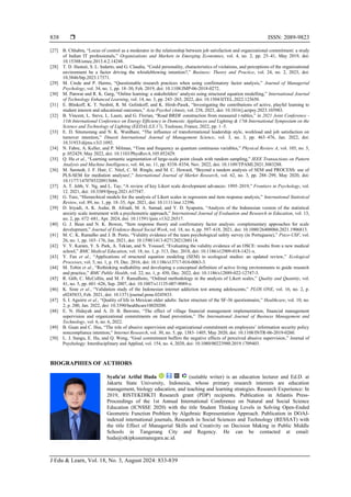 Analysis of teacher organization commitment in Tangerang Regency public ...