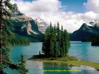 Spirit Island, Maligna Lake, Jasper, Alberta
 