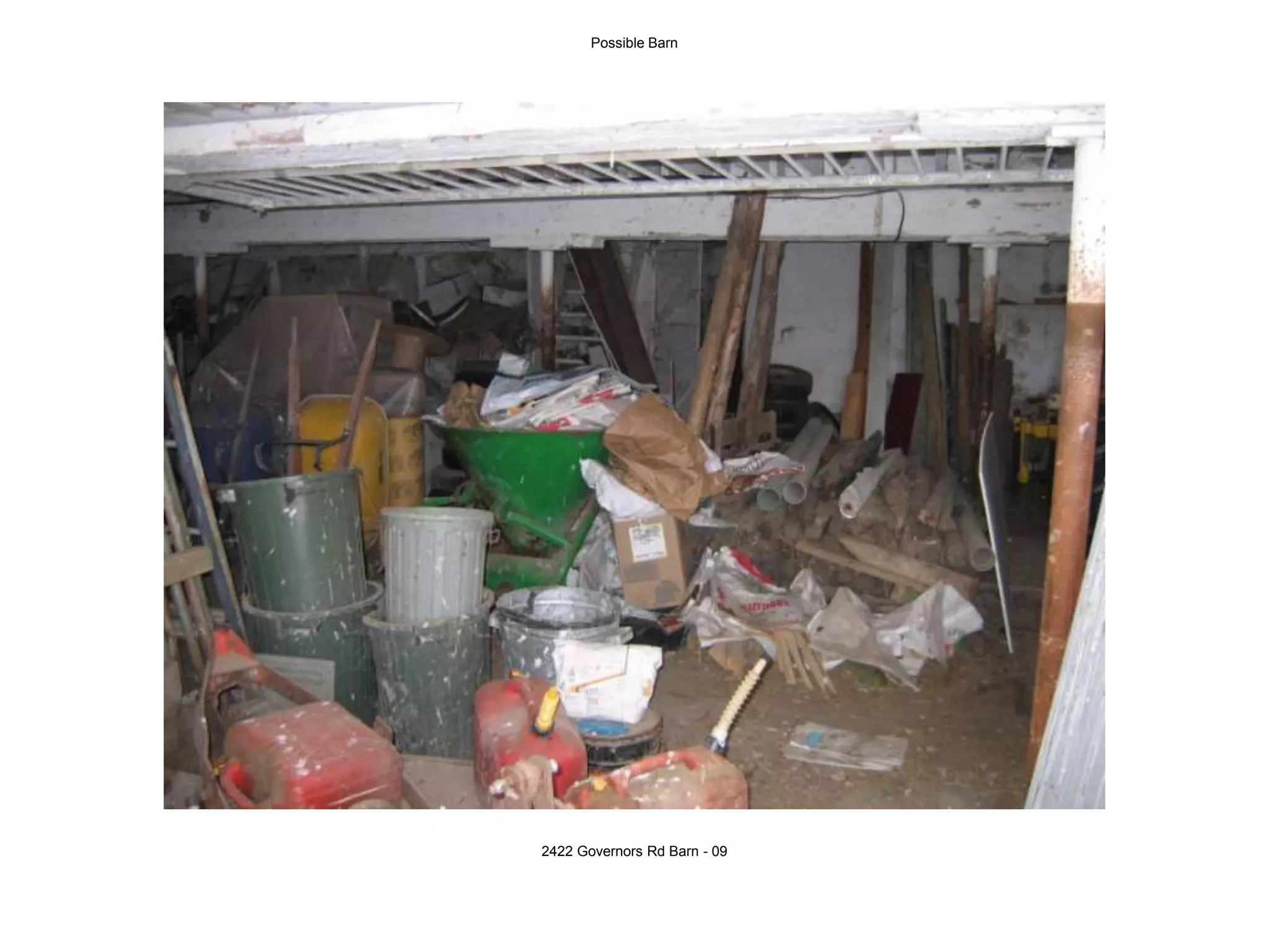 Possible Barn2422 Governors Rd Barn - 09