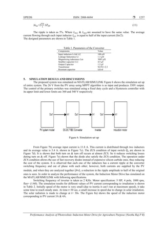 Performance Analysis of Photovoltaic Induction Motor Drive for ...