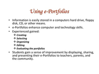 language portfolio | PPT