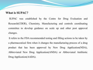 Fda Supac Guidelines.pdf 242680824006, 09, 02 suoac guideline nd bacpac | PDF