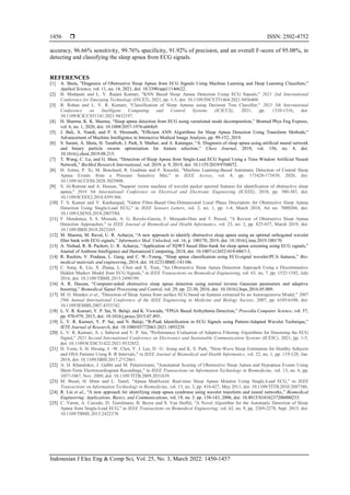 Automated sleep apnea classification based on statistical and spectral ...