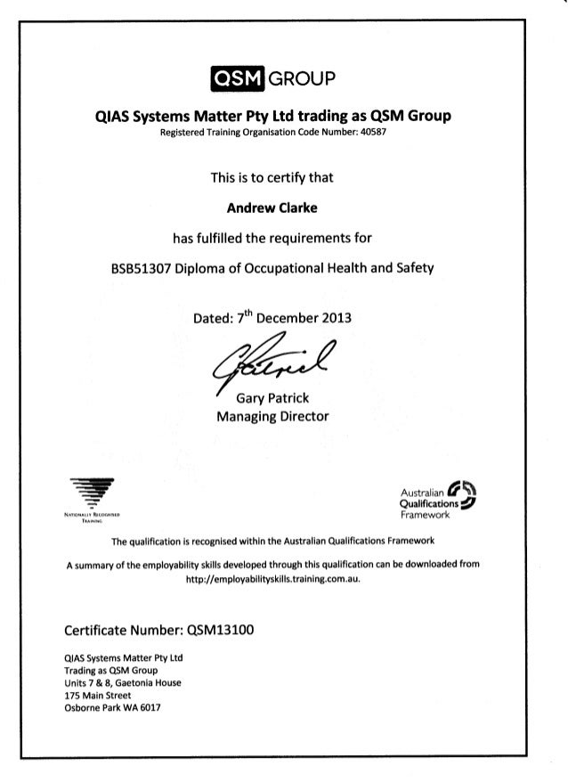 Diploma Of Occupational Health And Safety diploma-of-occupational-health-and-safety