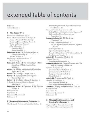 Interior Design Research Methods Lily B Robinson | PDF