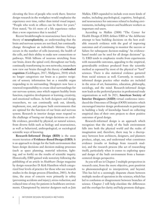 Interior Design Research Methods Lily B Robinson | PDF
