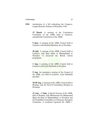 All India Muslim League And The Creation Of Pakistan Dr Riaz Ahmad | PDF