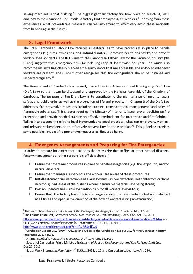 Fire Safety Guideline