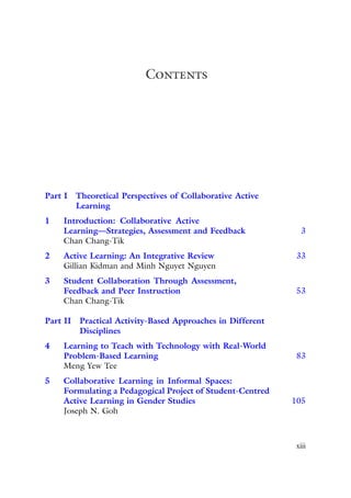 Collaborative Active Learning Practical Activitybased Approaches To ...