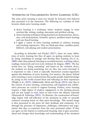 Collaborative Active Learning Practical Activitybased Approaches To ...