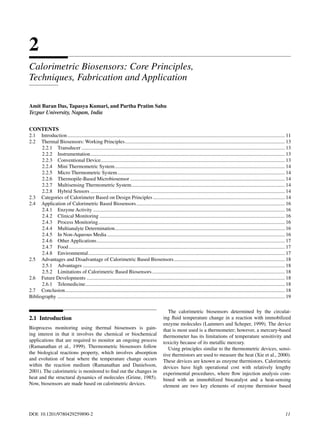Biosensors In Food Safety And Quality Poonam Mishra Partha Pratim Sahu ...