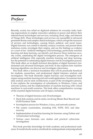 Digital Forensics In The Era Of Artificial Intelligence Nour Moustafa | PDF