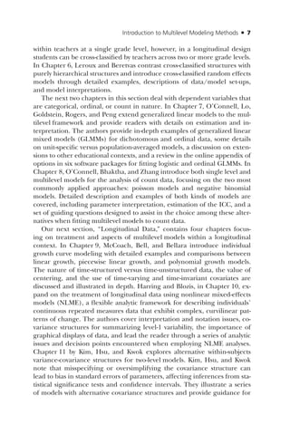 Connel Template Method Example Multilevel Modeling Methods With Introductory And Advanced Applications ...