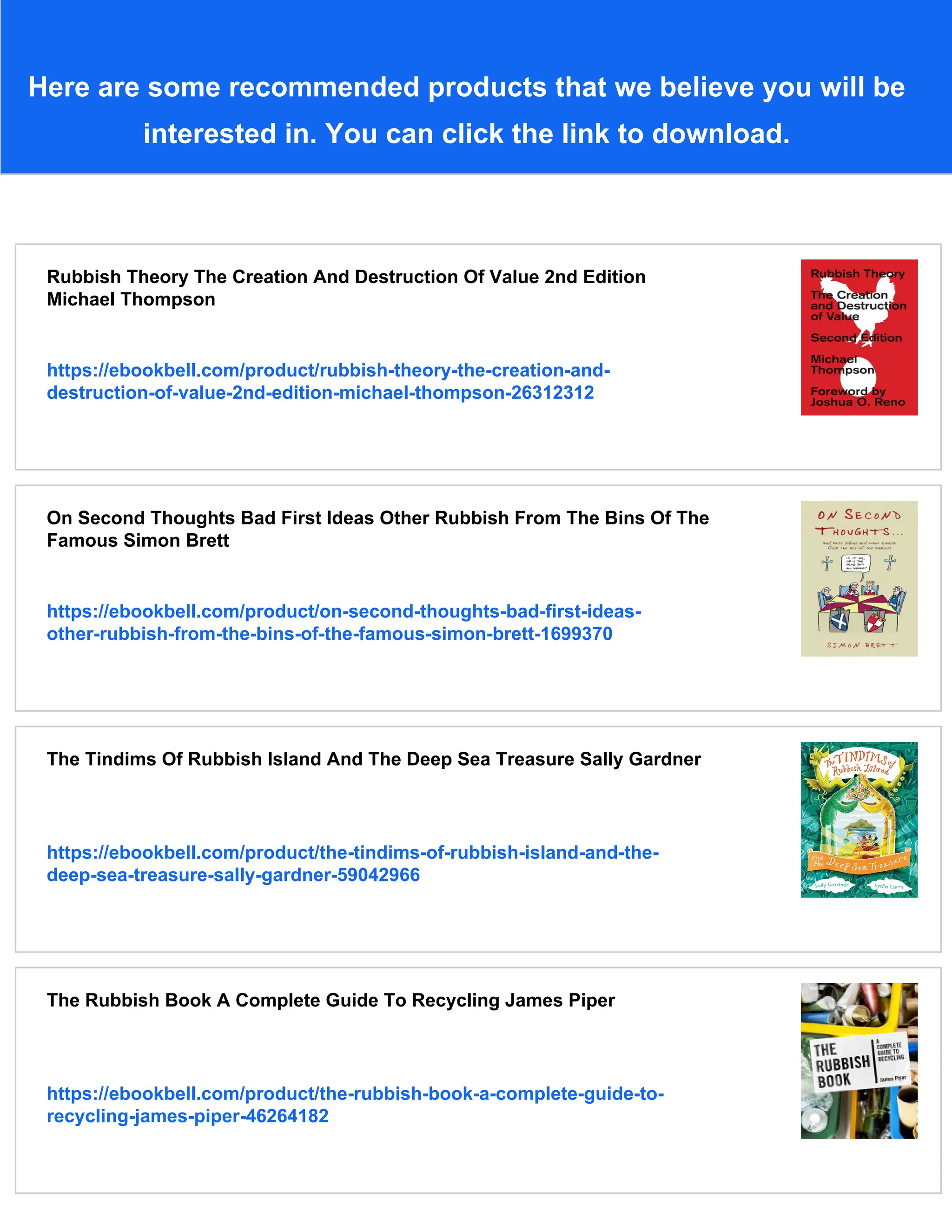 Rubbish The Archaeology Of Garbage William L Rathje Cullen Murphy | PDF