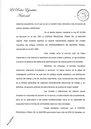 Ley del Código Procesal Penal