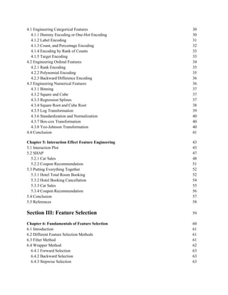 Feature Engineering Selection For Explainable Models Md Azimul Haque | PDF