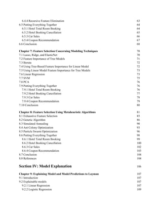 Feature Engineering Selection For Explainable Models Md Azimul Haque | PDF