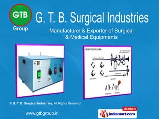 Manufacturer & Exporter of Surgical  & Medical Equipments 