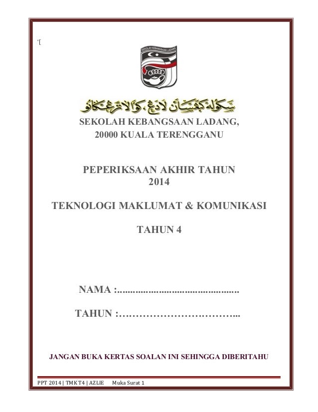 244213943 soalan-tmk-akhir-tahun-thn-4