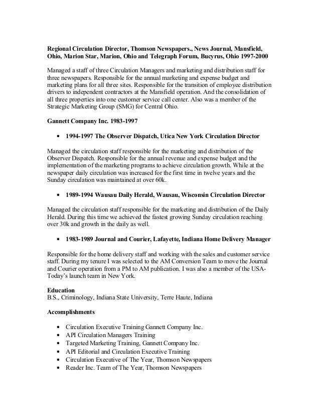 general contractor resume
