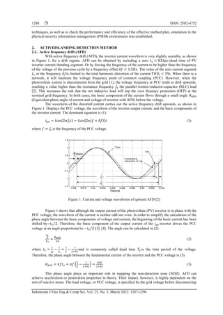 Analysis of active islanding detection techniques for gridconnected ...