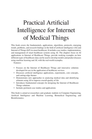 Practical Artificial Intelligence For Internet Of Medical Things Ben ...
