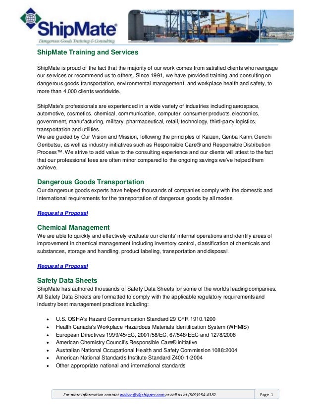 ShipMate Training and Consulting Services