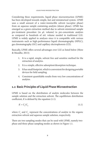 Advances In Liquid Phase Microextraction Mazidatulakmam Miskam Mohd ...