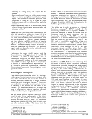 Technical Journal: SB800 Guide To Requirements And Response Strategies