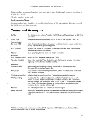 Pci Express Base Specification Revision 40 Version 10 Unknown | PDF