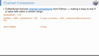 Overview of CoffeeScript | PPT