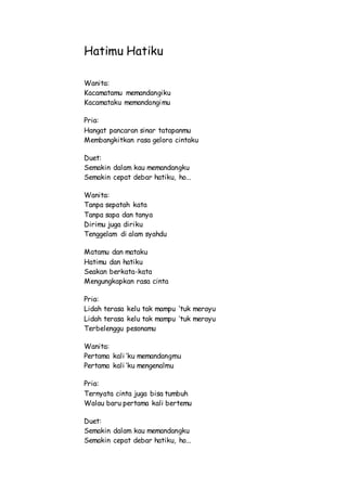 Lirik Lagu Rhoma Irama LENGKAP A-Z (260+ Lagu)