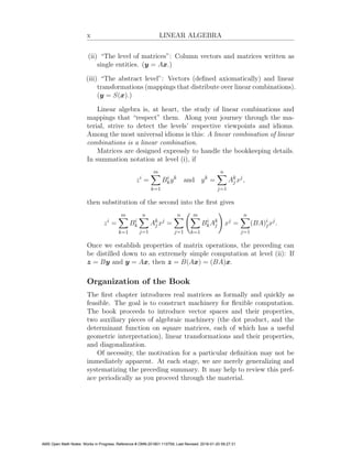 An Introduction To Linear Algebra Andrew D Hwang | PDF
