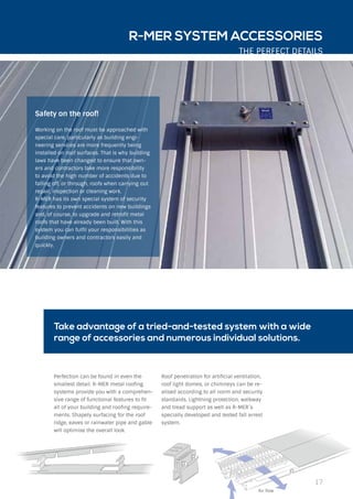 R-MER Metal Roofing Systems - System at a glance | PDF