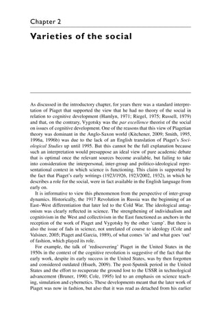 Russ Riegel Interaction Communication And Development Psychological Development As ...