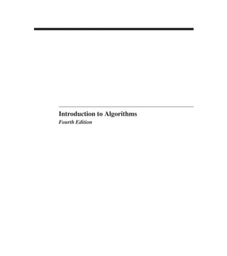 Introduction to Algorithms
Fourth Edition
 
