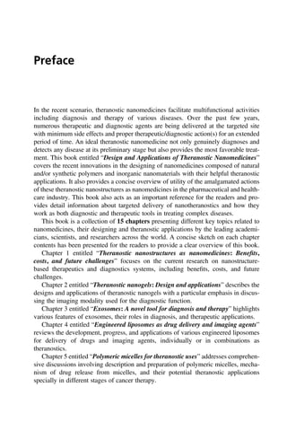 Design And Applications Of Theranostic Nanomedicines Somasree Ray | PDF