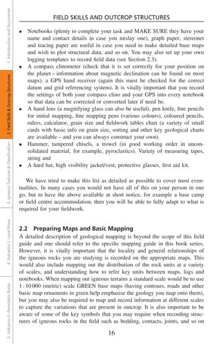 The Field Description Of Igneous Rocks 2nd Dougal Jerram Nick Petford | PDF