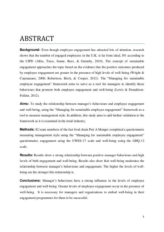 HRM Dissertations | Employee Engagement | Satisfaction | Supervisor | LMX