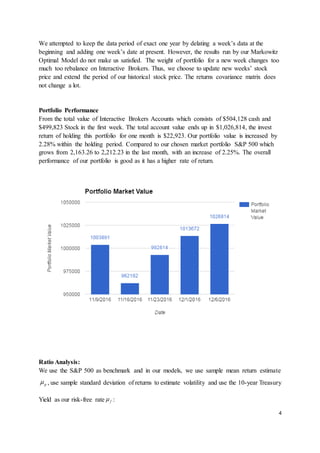 Portfolio Optimization Project Report | DOCX